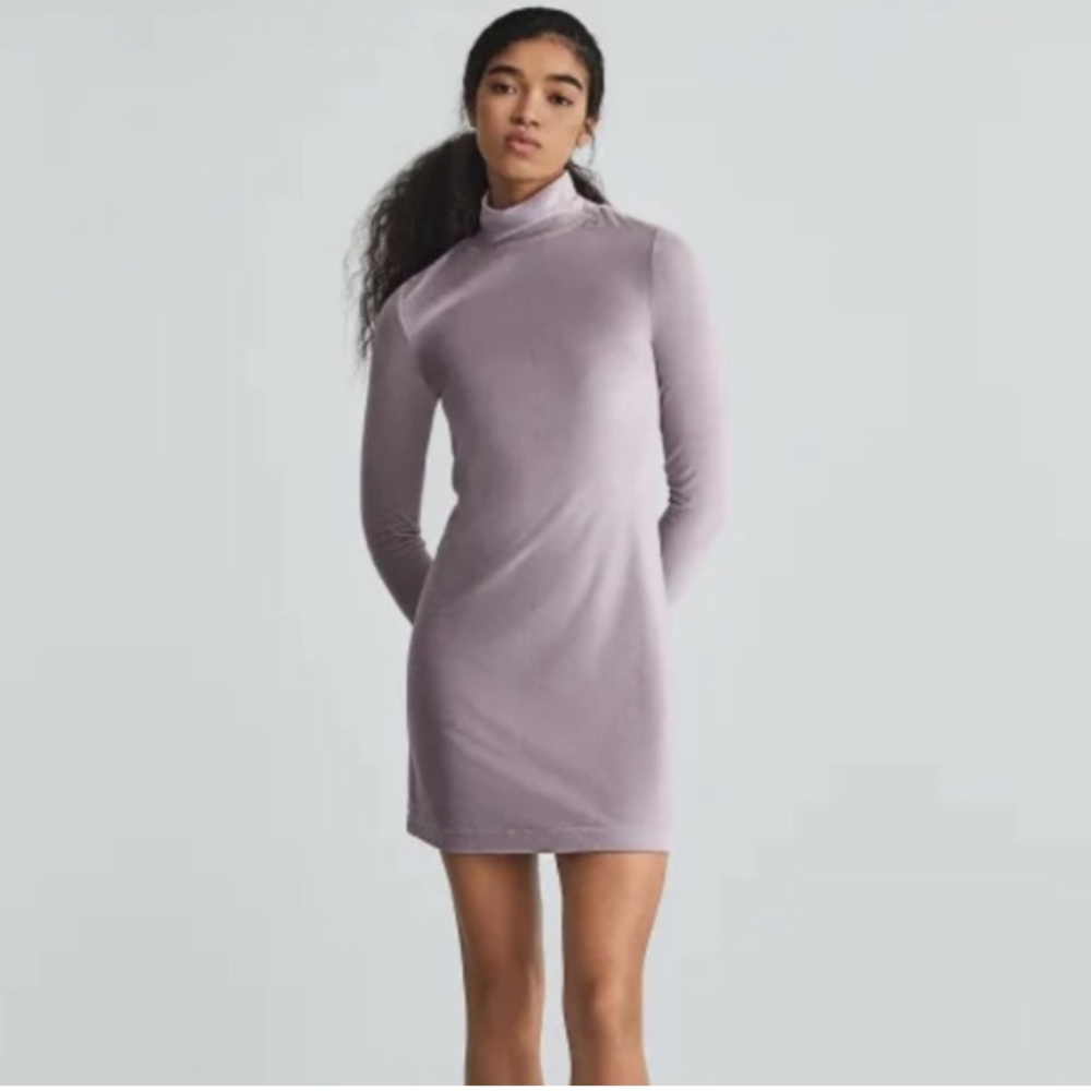 Everlane Women's Long Sleeve Dress in Lavender